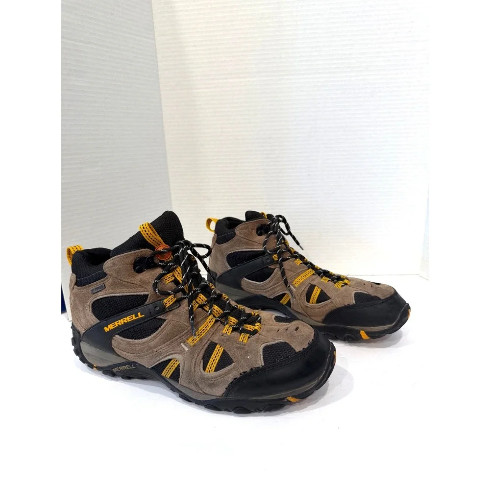 Merrell Yokota Trail Mid Waterproof Gunsmoke Suede Moab 2 MidTop Hiking Boots 12